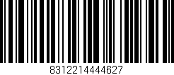 Código de barras (EAN, GTIN, SKU, ISBN): '8312214444627'