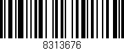 Código de barras (EAN, GTIN, SKU, ISBN): '8313676'