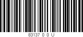 Código de barras (EAN, GTIN, SKU, ISBN): '83137_0_0_U'