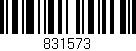 Código de barras (EAN, GTIN, SKU, ISBN): '831573'