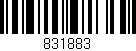 Código de barras (EAN, GTIN, SKU, ISBN): '831883'