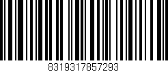 Código de barras (EAN, GTIN, SKU, ISBN): '8319317857293'
