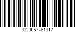 Código de barras (EAN, GTIN, SKU, ISBN): '8320057461817'