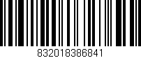 Código de barras (EAN, GTIN, SKU, ISBN): '832018386841'