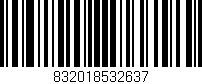 Código de barras (EAN, GTIN, SKU, ISBN): '832018532637'