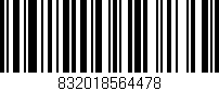Código de barras (EAN, GTIN, SKU, ISBN): '832018564478'