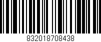Código de barras (EAN, GTIN, SKU, ISBN): '832018708438'