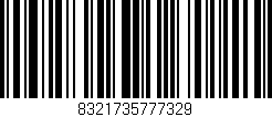 Código de barras (EAN, GTIN, SKU, ISBN): '8321735777329'