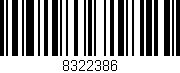 Código de barras (EAN, GTIN, SKU, ISBN): '8322386'