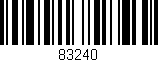 Código de barras (EAN, GTIN, SKU, ISBN): '83240'