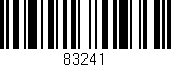 Código de barras (EAN, GTIN, SKU, ISBN): '83241'