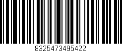Código de barras (EAN, GTIN, SKU, ISBN): '8325473495422'