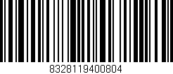 Código de barras (EAN, GTIN, SKU, ISBN): '8328119400804'