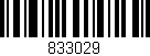 Código de barras (EAN, GTIN, SKU, ISBN): '833029'