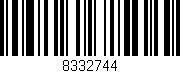 Código de barras (EAN, GTIN, SKU, ISBN): '8332744'