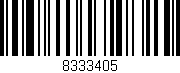 Código de barras (EAN, GTIN, SKU, ISBN): '8333405'