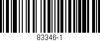 Código de barras (EAN, GTIN, SKU, ISBN): '83346-1'