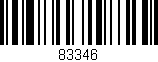 Código de barras (EAN, GTIN, SKU, ISBN): '83346'