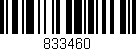 Código de barras (EAN, GTIN, SKU, ISBN): '833460'