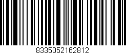 Código de barras (EAN, GTIN, SKU, ISBN): '8335052162812'