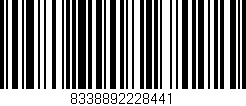 Código de barras (EAN, GTIN, SKU, ISBN): '8338892228441'
