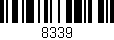 Código de barras (EAN, GTIN, SKU, ISBN): '8339'