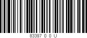 Código de barras (EAN, GTIN, SKU, ISBN): '83397_0_0_U'