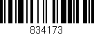 Código de barras (EAN, GTIN, SKU, ISBN): '834173'
