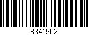 Código de barras (EAN, GTIN, SKU, ISBN): '8341902'