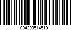 Código de barras (EAN, GTIN, SKU, ISBN): '8342385145191'