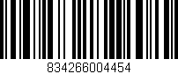 Código de barras (EAN, GTIN, SKU, ISBN): '834266004454'