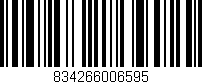 Código de barras (EAN, GTIN, SKU, ISBN): '834266006595'