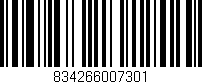 Código de barras (EAN, GTIN, SKU, ISBN): '834266007301'