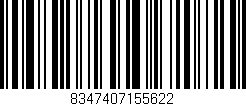 Código de barras (EAN, GTIN, SKU, ISBN): '8347407155622'