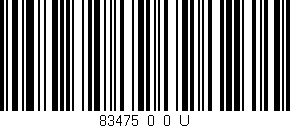 Código de barras (EAN, GTIN, SKU, ISBN): '83475_0_0_U'