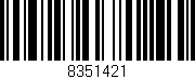 Código de barras (EAN, GTIN, SKU, ISBN): '8351421'