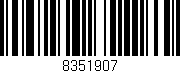 Código de barras (EAN, GTIN, SKU, ISBN): '8351907'