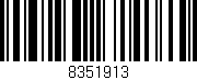 Código de barras (EAN, GTIN, SKU, ISBN): '8351913'