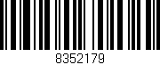 Código de barras (EAN, GTIN, SKU, ISBN): '8352179'