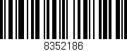 Código de barras (EAN, GTIN, SKU, ISBN): '8352186'