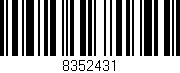 Código de barras (EAN, GTIN, SKU, ISBN): '8352431'