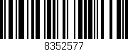 Código de barras (EAN, GTIN, SKU, ISBN): '8352577'