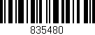 Código de barras (EAN, GTIN, SKU, ISBN): '835480'
