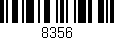 Código de barras (EAN, GTIN, SKU, ISBN): '8356'