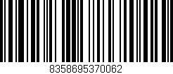 Código de barras (EAN, GTIN, SKU, ISBN): '8358695370062'