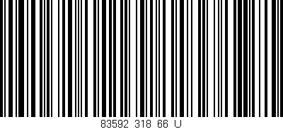 Código de barras (EAN, GTIN, SKU, ISBN): '83592_318_66_U'