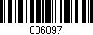 Código de barras (EAN, GTIN, SKU, ISBN): '836097'