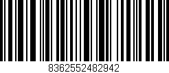 Código de barras (EAN, GTIN, SKU, ISBN): '8362552482942'