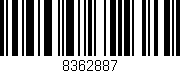 Código de barras (EAN, GTIN, SKU, ISBN): '8362887'