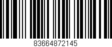 Código de barras (EAN, GTIN, SKU, ISBN): '83664872145'